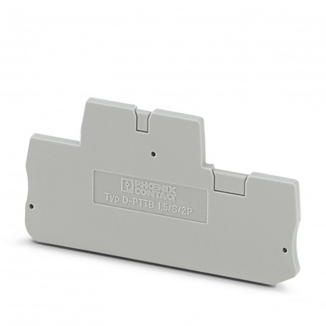 D-PTTB 1,5/S/2P 3212471 PHOENIX CONTACT Tapa final, profundidad: 34,9 mm, anchura: 2,2 mm, altura: 69,3 mm, ..