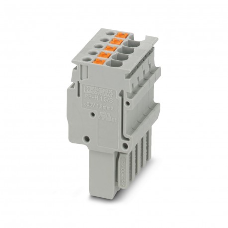 PP-H 1,5/S/5 3212549 PHOENIX CONTACT Conector, tensión nominal: 500 V, corriente nominal: 17,5 A, número de ..