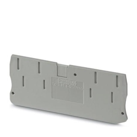 D-PT 6-QUATTRO 3212963 PHOENIX CONTACT Tapa final, profundidad: 36 mm, anchura: 2,2 mm, altura: 90,5 mm, col..