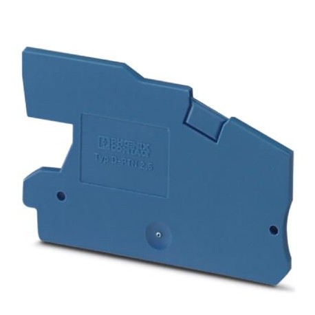 D-PTN 2,5 3213977 PHOENIX CONTACT Tapa final, profundidad: 38,6 mm, anchura: 2,2 mm, altura: 59,7 mm, color:..