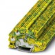 PTTBS 1,5/S/2P-PE 3214518 PHOENIX CONTACT Bloc de jonction à 2 niveaux pour conducteur protection