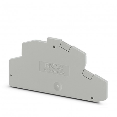 D-PTTBS 1,5/S 3214699 PHOENIX CONTACT Tapa final, profundidad: 41 mm, anchura: 2,2 mm, altura: 78,6 mm, colo..