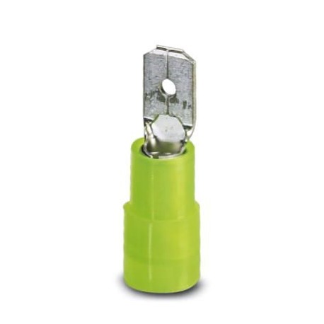 C-SCMI 6/6,3X0,8 3240060 PHOENIX CONTACT Conector plano, amarillo, 4 6 mm2, 6,3 x 0,8