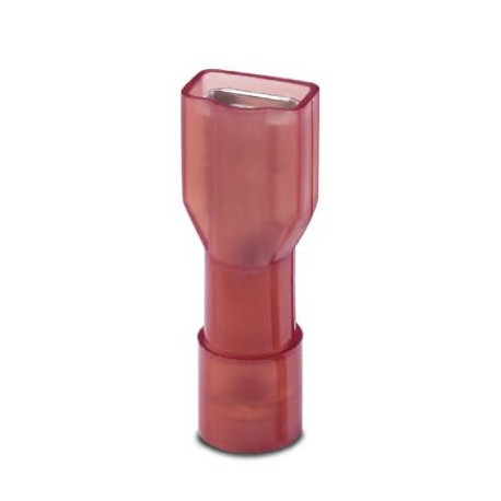 C-SCFFI 1,5/4,8X0,8 3240537 PHOENIX CONTACT Hembra de enchufe plano, aislada, roja, 0,5 ... 1,5 mm2, para co..