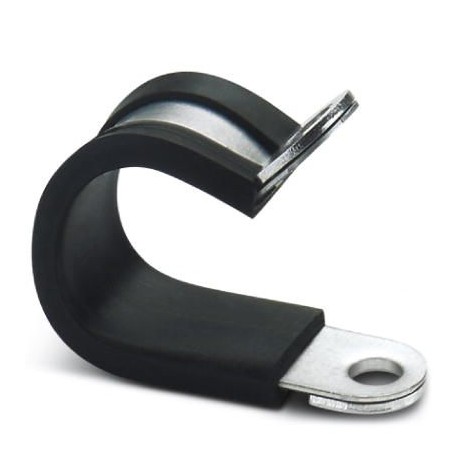 WP-BASE HF 15,8 3240968 PHOENIX CONTACT Abrazadera para tubos, material: Acero, galvanizado, color: negro/pl..