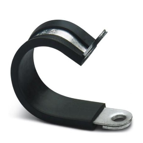 WP-BASE HF 22 3240970 PHOENIX CONTACT Abrazadera para tubos, material: Acero, galvanizado, color: negro/plat..