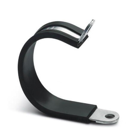 WP-BASE HF 37 3240972 PHOENIX CONTACT Abrazadera para tubos, material: Acero, galvanizado, color: negro/plat..