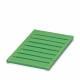 UC-TM 4 GN 0818263 PHOENIX CONTACT Marcador para bornes, Estera, verde, sin rotular, rotulable con: BLUEMARK..