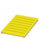 UC-TM 5 YE 0818289 PHOENIX CONTACT Marcador para bornes, Estera, amarillo, sin rotular, rotulable con: BLUEM..