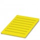 UC-TM 6 YE 0818331 PHOENIX CONTACT Marcador para bornes, Estera, amarillo, sin rotular, rotulable con: BLUEM..