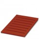 UC-TM 6 RD 0818357 PHOENIX CONTACT Marcador para bornes, Estera, rojo, sin rotular, rotulable con: BLUEMARK ..