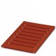 UC-TM 10 RD 0818454 PHOENIX CONTACT Marcador para bornes, Estera, rojo, sin rotular, rotulable con: BLUEMARK..