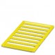 UC-TMF 4 YE 0818483 PHOENIX CONTACT Marcador para bornes, Estera, amarillo, sin rotular, rotulable con: BLUE..