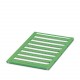UC-TMF 6 GN 0818616 PHOENIX CONTACT Marcador para bornes, Estera, verde, sin rotular, rotulable con: BLUEMAR..