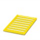 UC-TMF 8 YE 0818632 PHOENIX CONTACT Marcador para bornes, Estera, amarillo, sin rotular, rotulable con: BLUE..