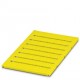 UC-TM 12 YE 0819204 PHOENIX CONTACT Marcador para bornes, Estera, amarillo, sin rotular, rotulable con: BLUE..