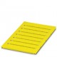 UC-TM 16 YE 0819220 PHOENIX CONTACT Marcador para bornes, Estera, amarillo, sin rotular, rotulable con: BLUE..