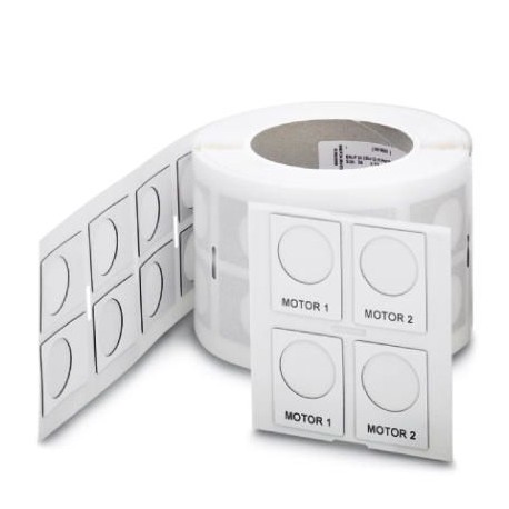 EMLP 24 (30X12)R GN 0819589 PHOENIX CONTACT Targhetta in plastica con foro, Rotolo, verde, in bianco, siglab..