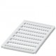 UC1-TMF 5 0821425 PHOENIX CONTACT Marcador para bornes, Estera, blanco, sin rotular, rotulable con: BLUEMARK..