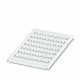 UC2-TM 5 0821690 PHOENIX CONTACT Marcador para bornes, Estera, blanco, sin rotular, rotulable con: BLUEMARK ..