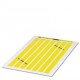 BMK 19X11 YE CUS 0824230 PHOENIX CONTACT Feuille d'étiquettes en tissu, à commander : feuille à feuille, jau..