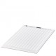 BMKL 12X12 WH CUS 0824238 PHOENIX CONTACT Hoja de etiquetas DIN-A4, disponible: Codo, blanco, rotulado según..