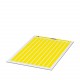 BMKL 15X 9 YE CUS 0824240 PHOENIX CONTACT Hoja de etiquetas DIN-A4, disponible: Codo, amarillo, rotulado seg..