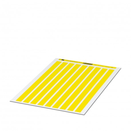 BMKL 16X 6 YE CUS 0824241 PHOENIX CONTACT Feuille d'étiquettes DIN-A4, à commander : feuille à feuille, jaun..