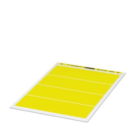 BMKL 64X16 YE CUS 0824260 PHOENIX CONTACT Feuille d'étiquettes DIN-A4, à commander : feuille à feuille, jaun..