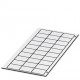 GPE 27X18 WH/R CUS 0824424 PHOENIX CONTACT Matériau de gravure, à commander : sous forme de planche, blanc, ..