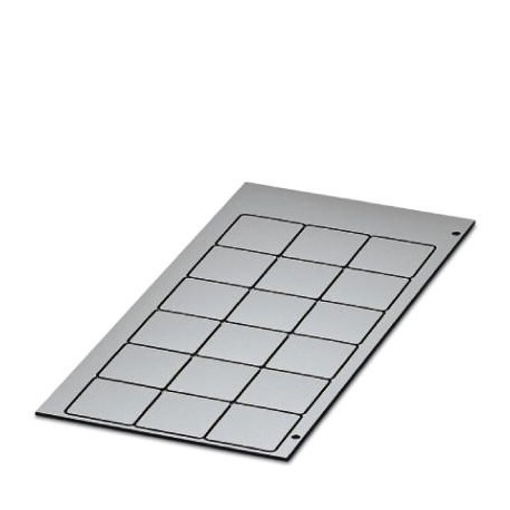 GPE 27X27 SR/R CUS 0824425 PHOENIX CONTACT Matériau de gravure, à commander : sous forme de planche, argenté..