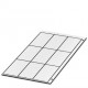 GPE 60X30 WH CUS 0824432 PHOENIX CONTACT Material de grabado, disponible: por esteras, blanco, rotulado segú..