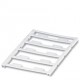 UC-EMLP (15X5) CUS 0824550 PHOENIX CONTACT Etiquette en plastique, à commander : sous forme de planche, blan..