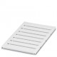 UC-TM 8 CUS 0824597 PHOENIX CONTACT Marcador para bornes, disponible: por esteras, blanco, rotulado según la..