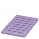 UC-TM 8 VT CUS 0824602 PHOENIX CONTACT Marcador para bornes, disponible: por esteras, violeta, rotulado segú..