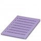 UC-TM 10 VT CUS 0824610 PHOENIX CONTACT Repères pour blocs de jonction, à commander : sous forme de planche,..