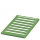 UC-TMF 4 GN CUS 0824632 PHOENIX CONTACT Marcador para bornes, disponible: por esteras, verde, rotulado según..