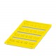 UC-TMF 4 YE CUS 0824636 PHOENIX CONTACT Marcador para bornes, disponible: por esteras, amarillo, rotulado se..