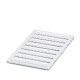 UC-TMF 6 CUS 0824646 PHOENIX CONTACT Marcador para bornes, disponible: por esteras, blanco, rotulado según l..