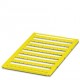 UC-TMF 6 YE CUS 0824652 PHOENIX CONTACT Repères pour blocs de jonction, à commander : sous forme de planche,..