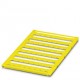 UC-TMF 8 YE CUS 0824660 PHOENIX CONTACT Repères pour blocs de jonction, à commander : sous forme de planche,..