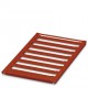 UC-TMF 10 RD CUS 0824666 PHOENIX CONTACT Marcador para bornes, disponible: por esteras, rojo, rotulado según..