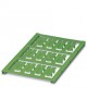 UC-WMC 3,1 (23X 4) GN CUS 0824706 PHOENIX CONTACT Repère pour conducteur, à commander : sous forme de planch..