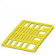 UC-WMT (23X4) YE CUS 0824843 PHOENIX CONTACT Repères pour câble, à commander : sous forme de planche, jaune,..