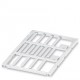 UC-WMT (30X 4) CUS 0824848 PHOENIX CONTACT Repères pour câble, à commander : sous forme de planche, blanc, i..