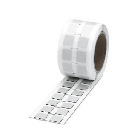 EMLP (22X22)R SR 0825528 PHOENIX CONTACT Rótulo de plástico, Rollo, plateado, sin rotular, rotulable con: TH..