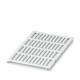 UC-WMCO 1,6 (21X3) 0827106 PHOENIX CONTACT Marcador de conductores, Estera, blanco, sin rotular, rotulable c..