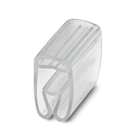 CARRIER-WMT 10 (12X4,2) 0827335 PHOENIX CONTACT Porte-repère, transparent, vierge, Type de montage: enfilage..