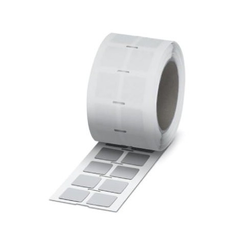 EMLP (27X27)R SR 0827467 PHOENIX CONTACT Rótulo de plástico, Rollo, plateado, sin rotular, rotulable con: TH..