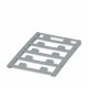 UC-EMLP (11X9) SR CUS 0828098 PHOENIX CONTACT Rótulo de plástico, disponible: por esteras, plata, rotulado s..